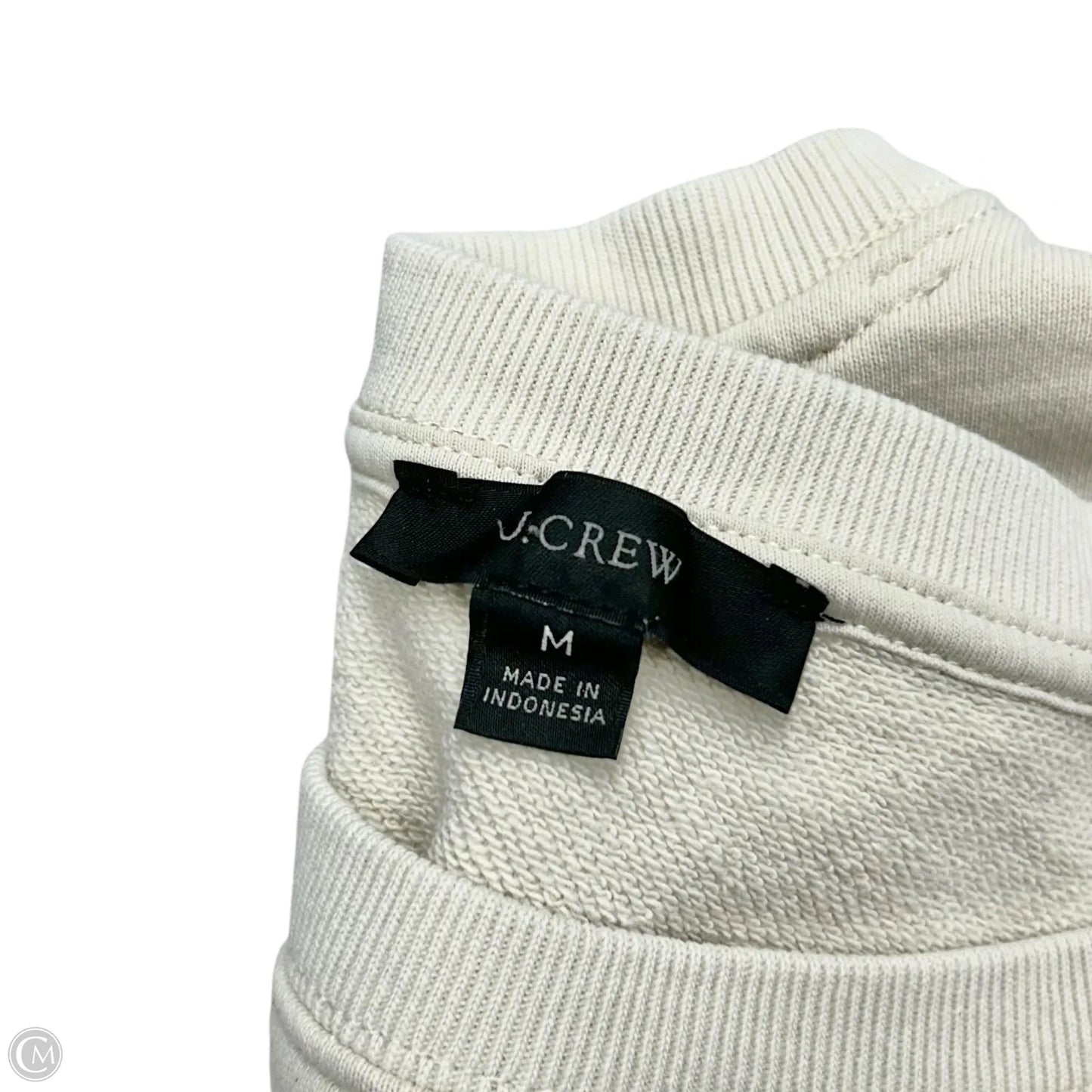 Sweatshirt Crewneck By J. Crew In Cream, Size: M