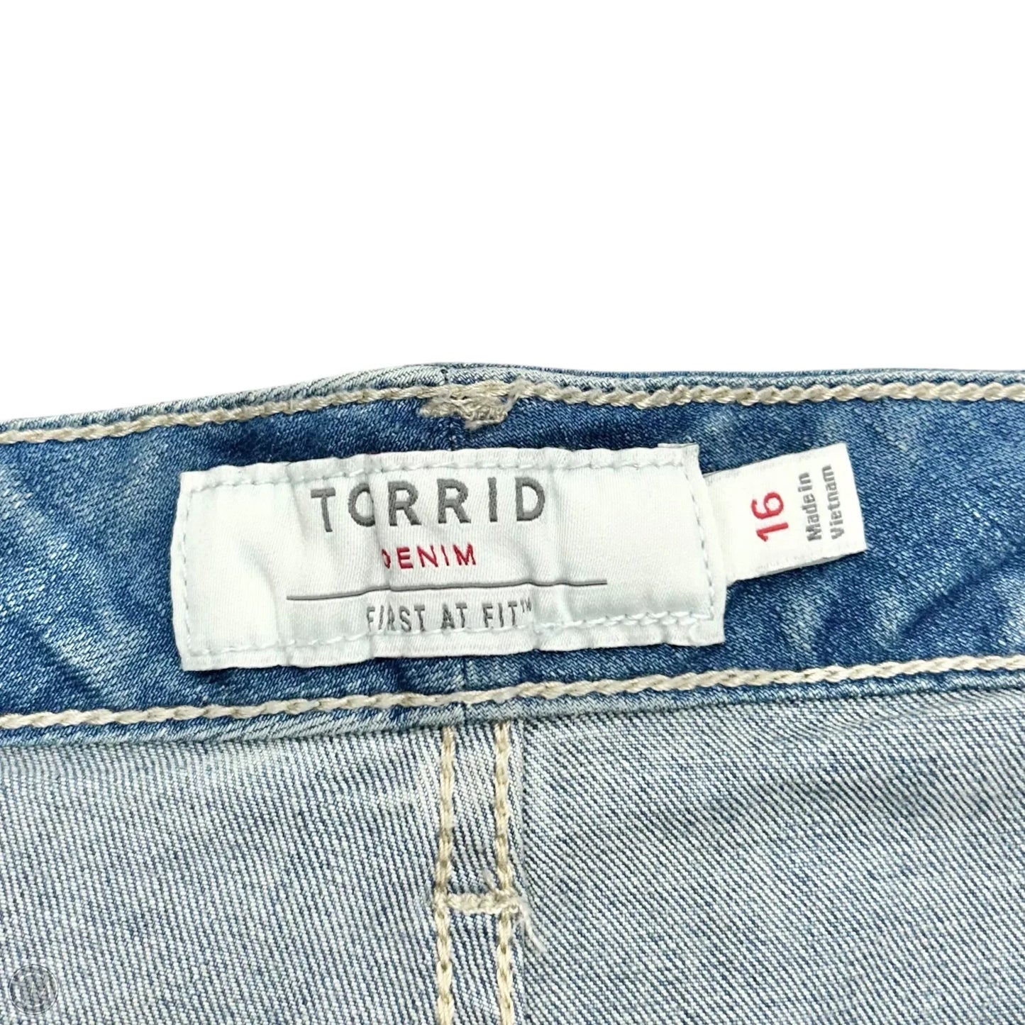 Shorts By Torrid In Blue Denim, Size: 16
