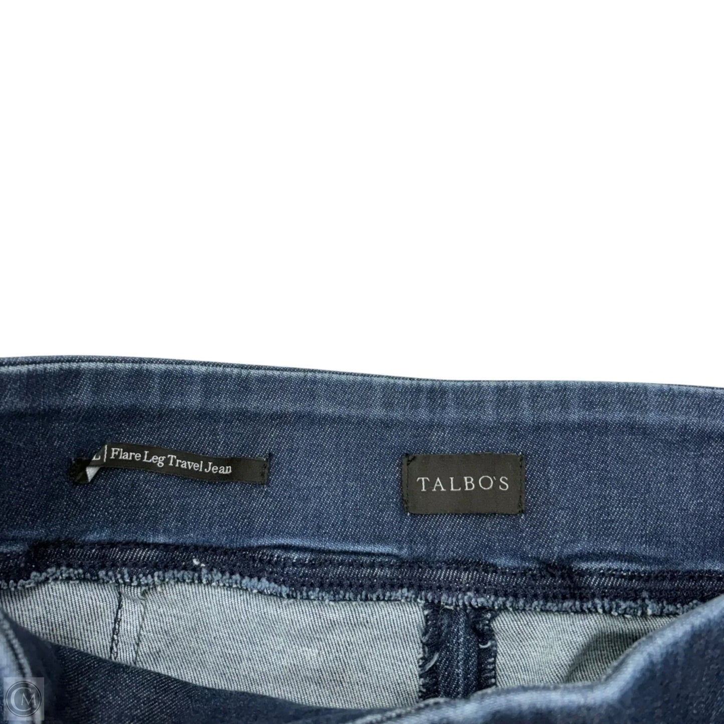 Jeans Straight By Talbots In Blue Denim, Size: L