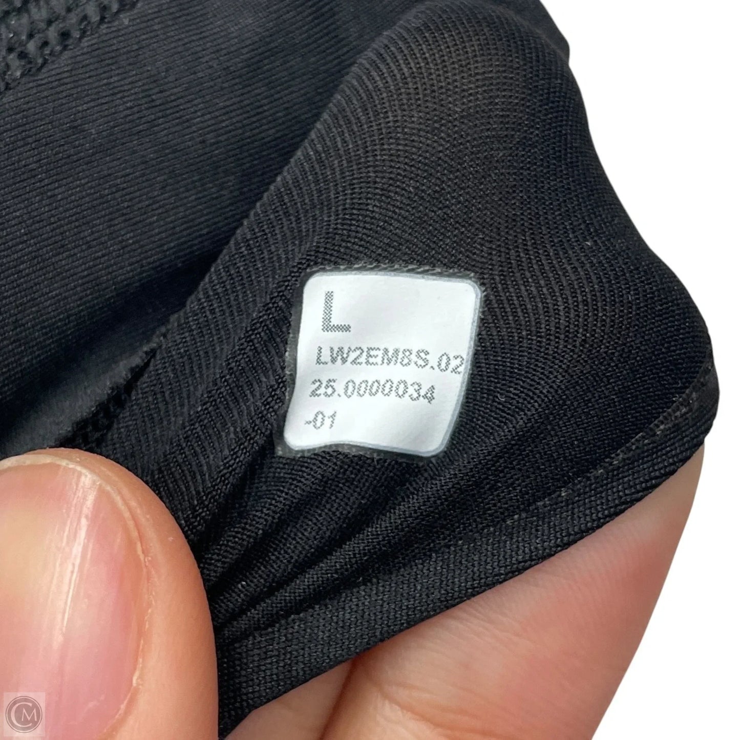 Athletic Bra By Lululemon In Black, Size: L