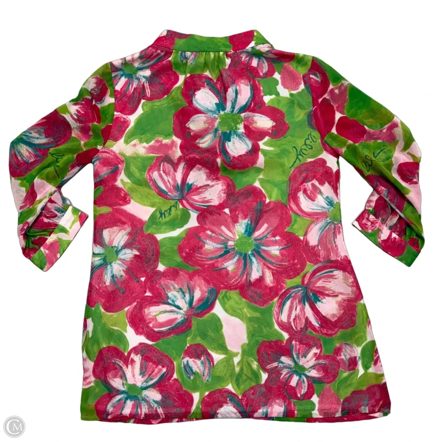 Tunic Designer By Lilly Pulitzer In Green & Red, Size: S