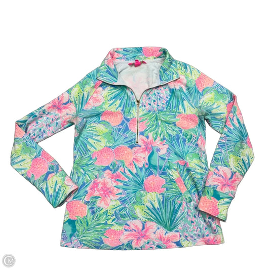 Sweatshirt Designer By Lilly Pulitzer In Blue & Pink, Size: Xs