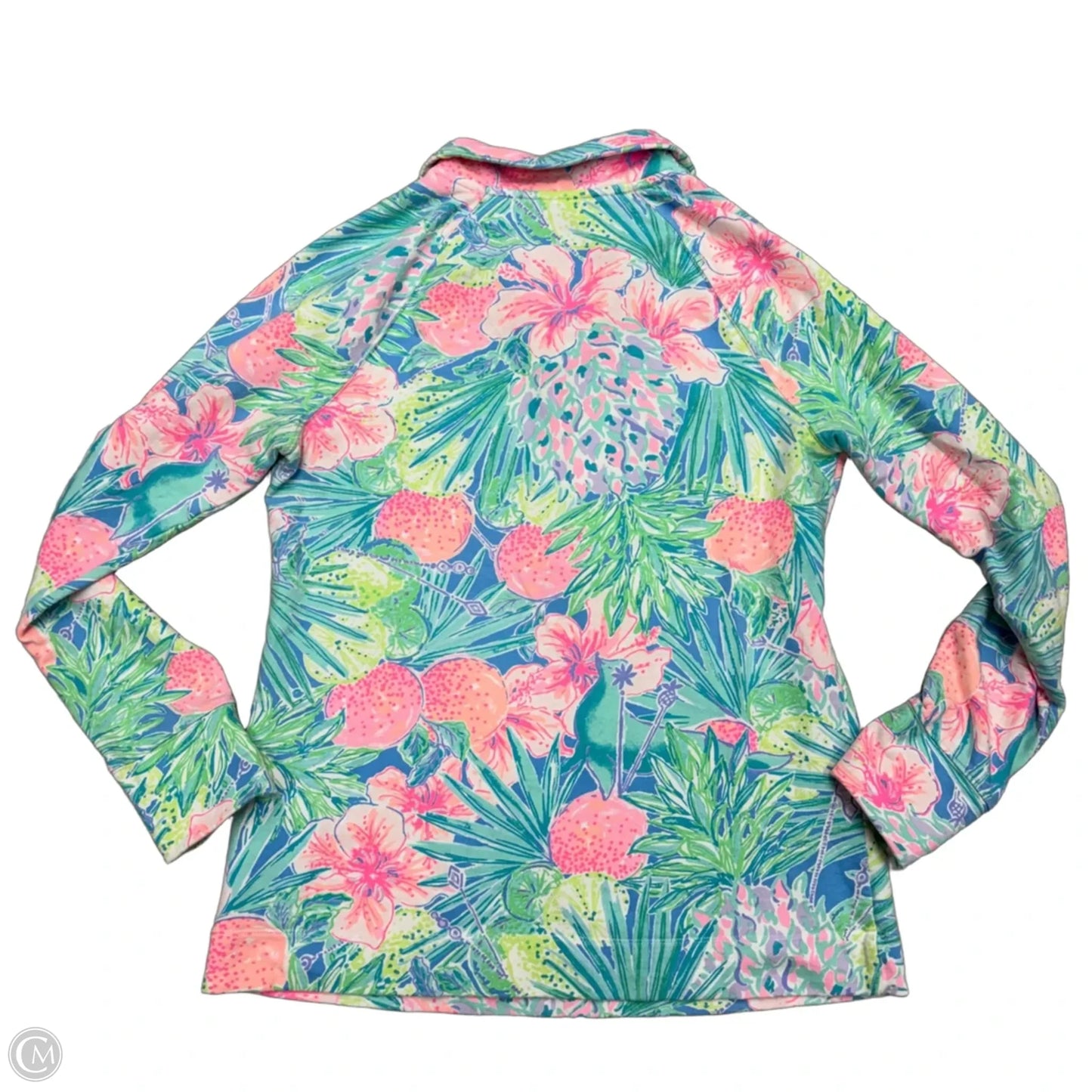 Sweatshirt Designer By Lilly Pulitzer In Blue & Pink, Size: Xs