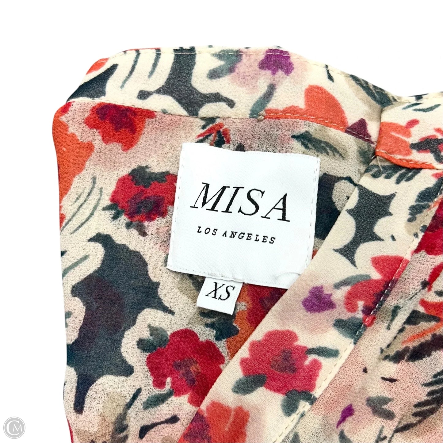 Dress Designer By Misa In Floral Print, Size: Xs