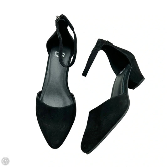 Shoes Heels Block By Eileen Fisher In Black, Size: 7.5