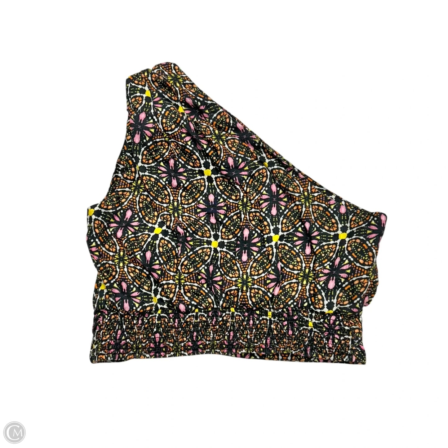 Top Sleeveless By Anthropologie In Black & Pink, Size: S