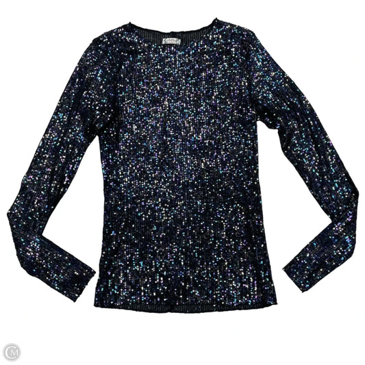 Top Long Sleeve By Free People In Black, Size: S