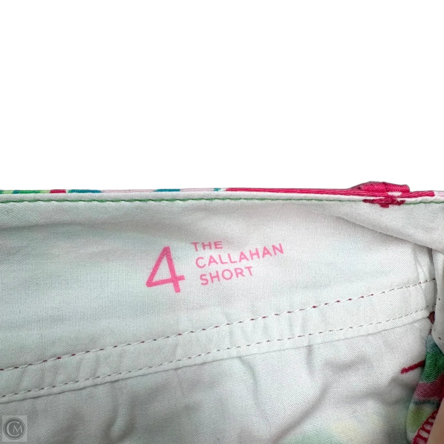 Shorts Designer By Lilly Pulitzer In Green & Pink, Size: 4