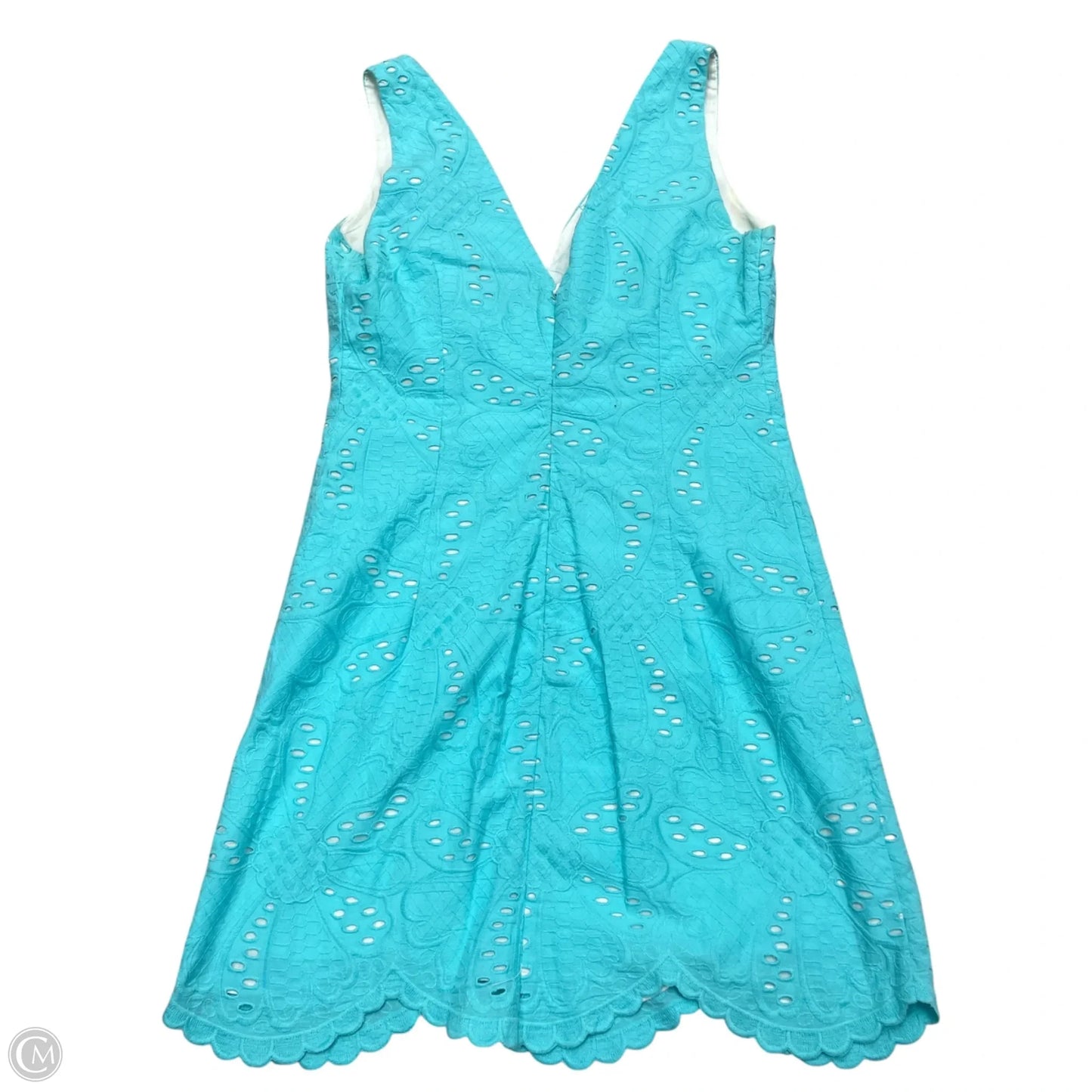 Dress Designer By Lilly Pulitzer In Aqua, Size: 4