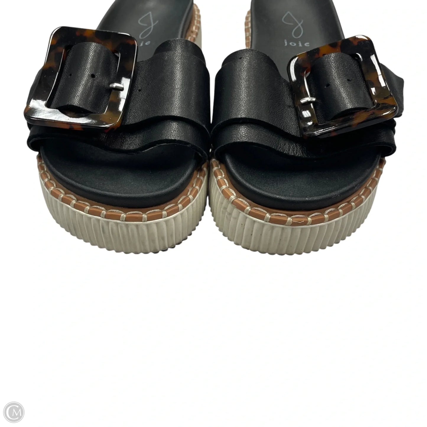 Sandals Heels Platform By Joie In Black, Size: 7