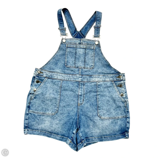 Romper By Lane Bryant In Blue Denim, Size: Xxl