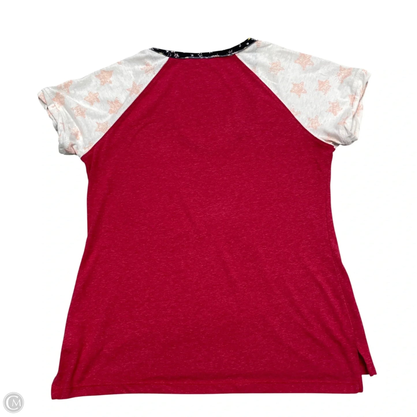 Top Short Sleeve By Pilcro In Pink & Red, Size: S