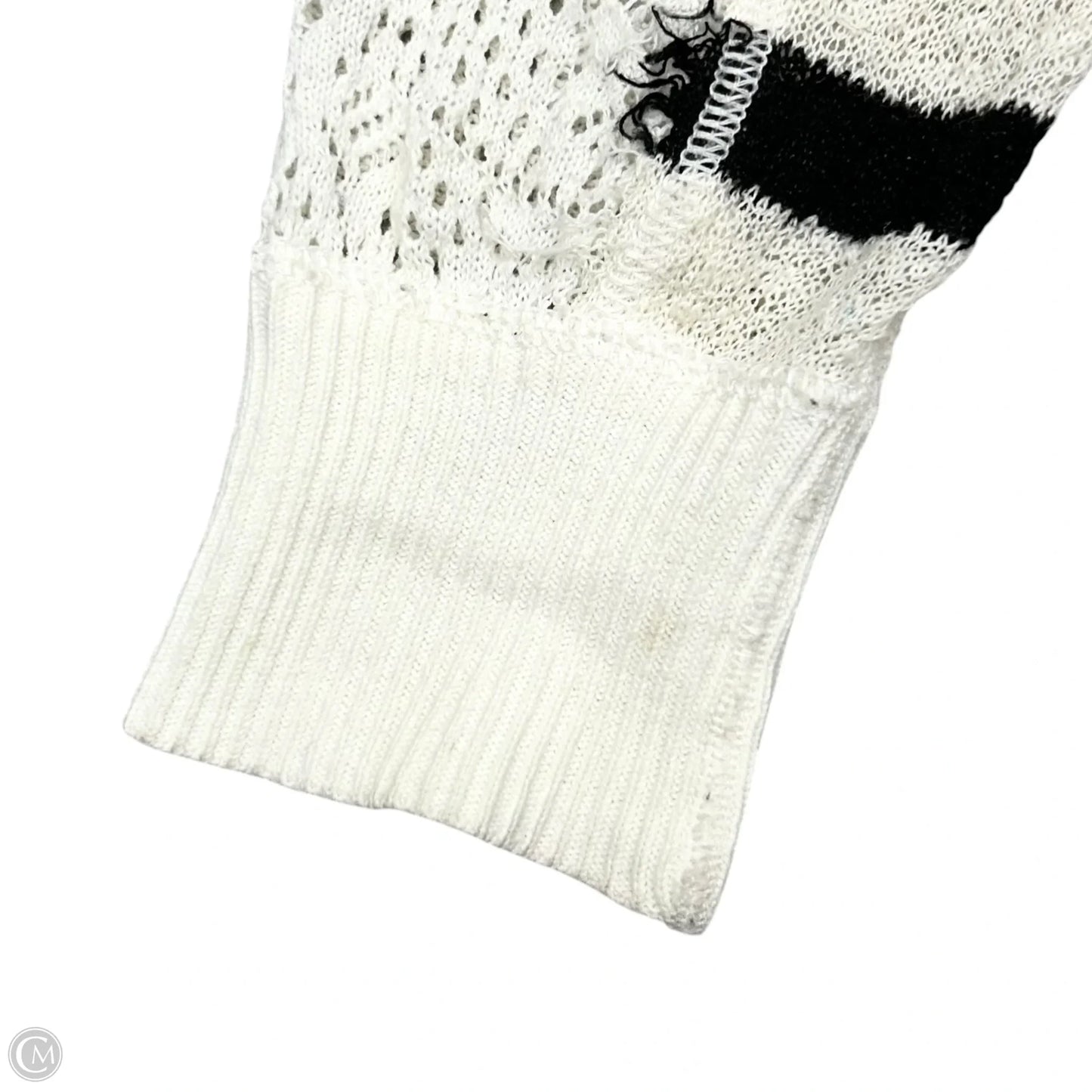 Top Long Sleeve By We The Free In Black & Cream, Size: S