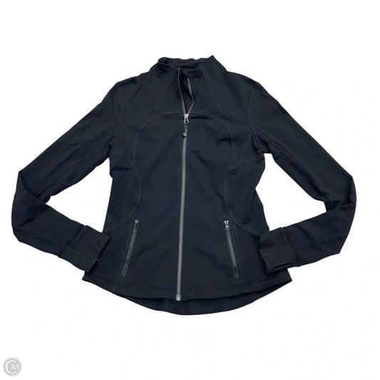 Athletic Jacket By Lululemon In Black, Size: M