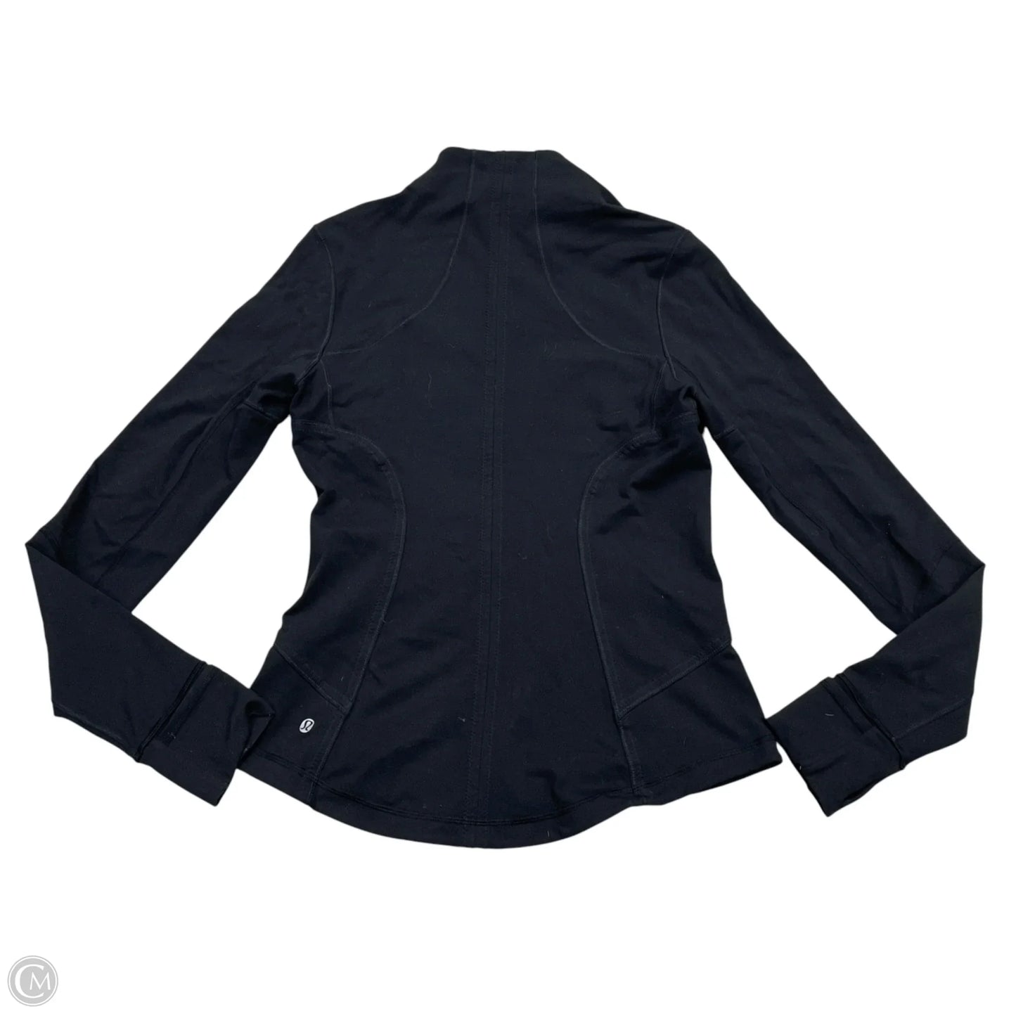 Athletic Jacket By Lululemon In Black, Size: M