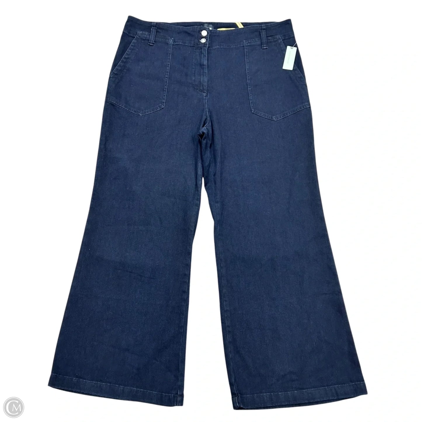Jeans Flared By Maeve In Blue Denim, Size: 22