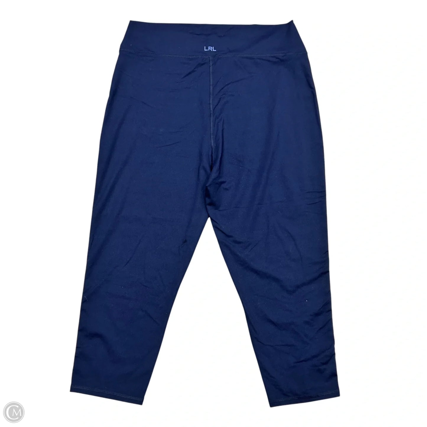 Athletic Leggings By Lauren By Ralph Lauren In Navy, Size: 3x