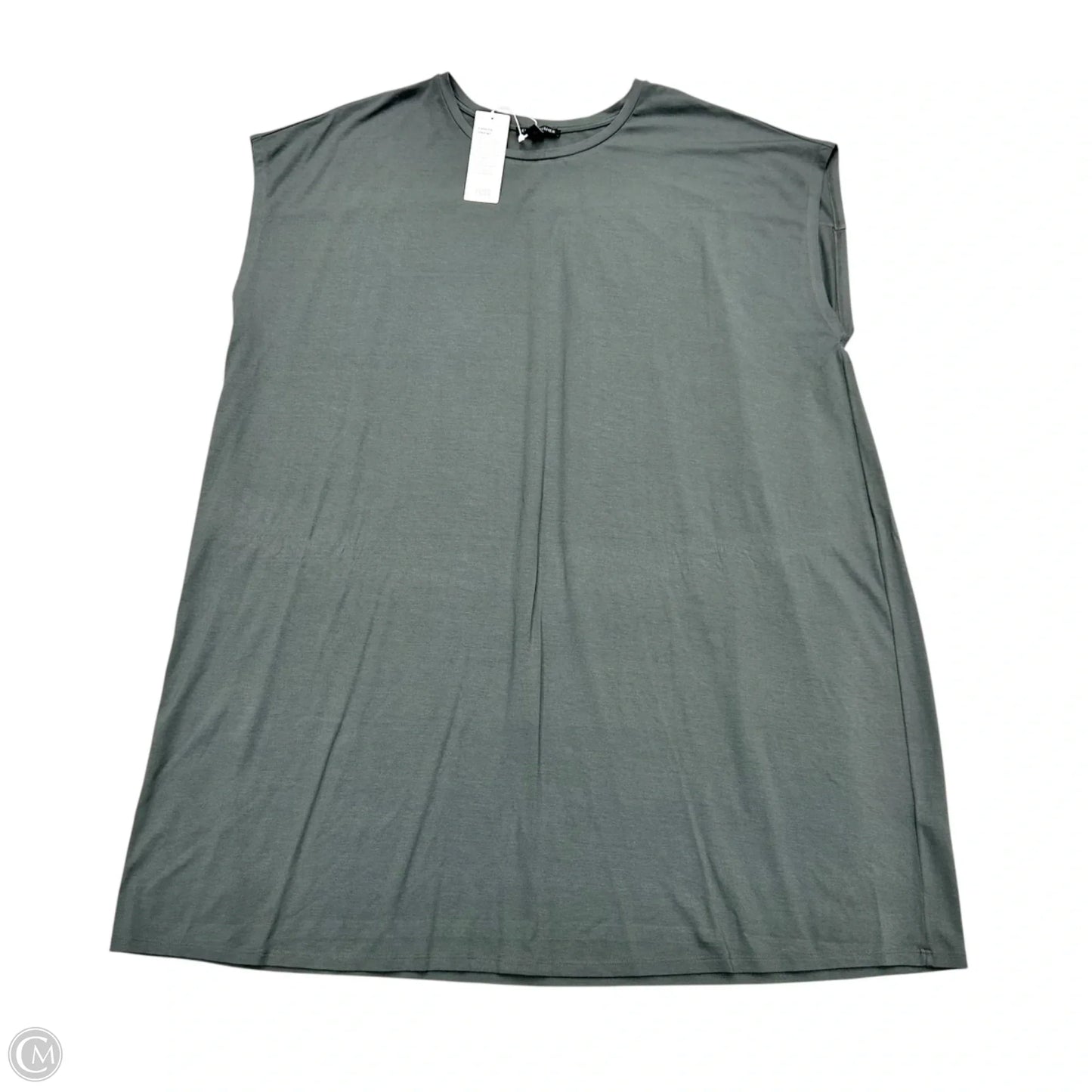 Dress Casual Short By Eileen Fisher In Grey, Size: 2x