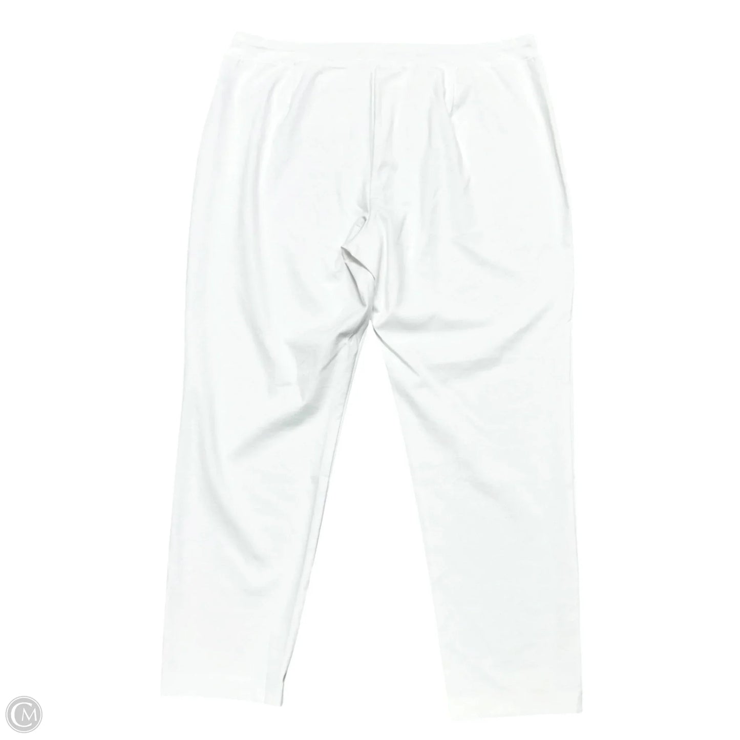 Pants Lounge By Eileen Fisher In White, Size: 1x