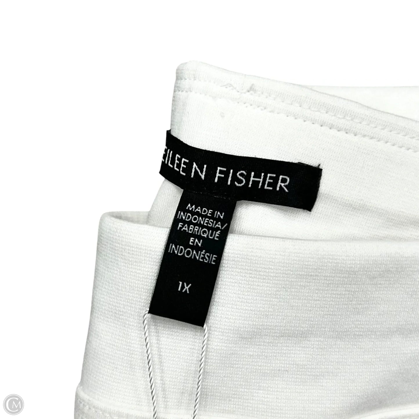 Pants Lounge By Eileen Fisher In White, Size: 1x
