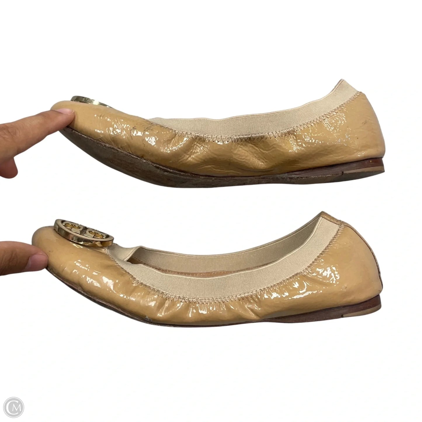 Shoes Designer By Tory Burch In Tan, Size: 7