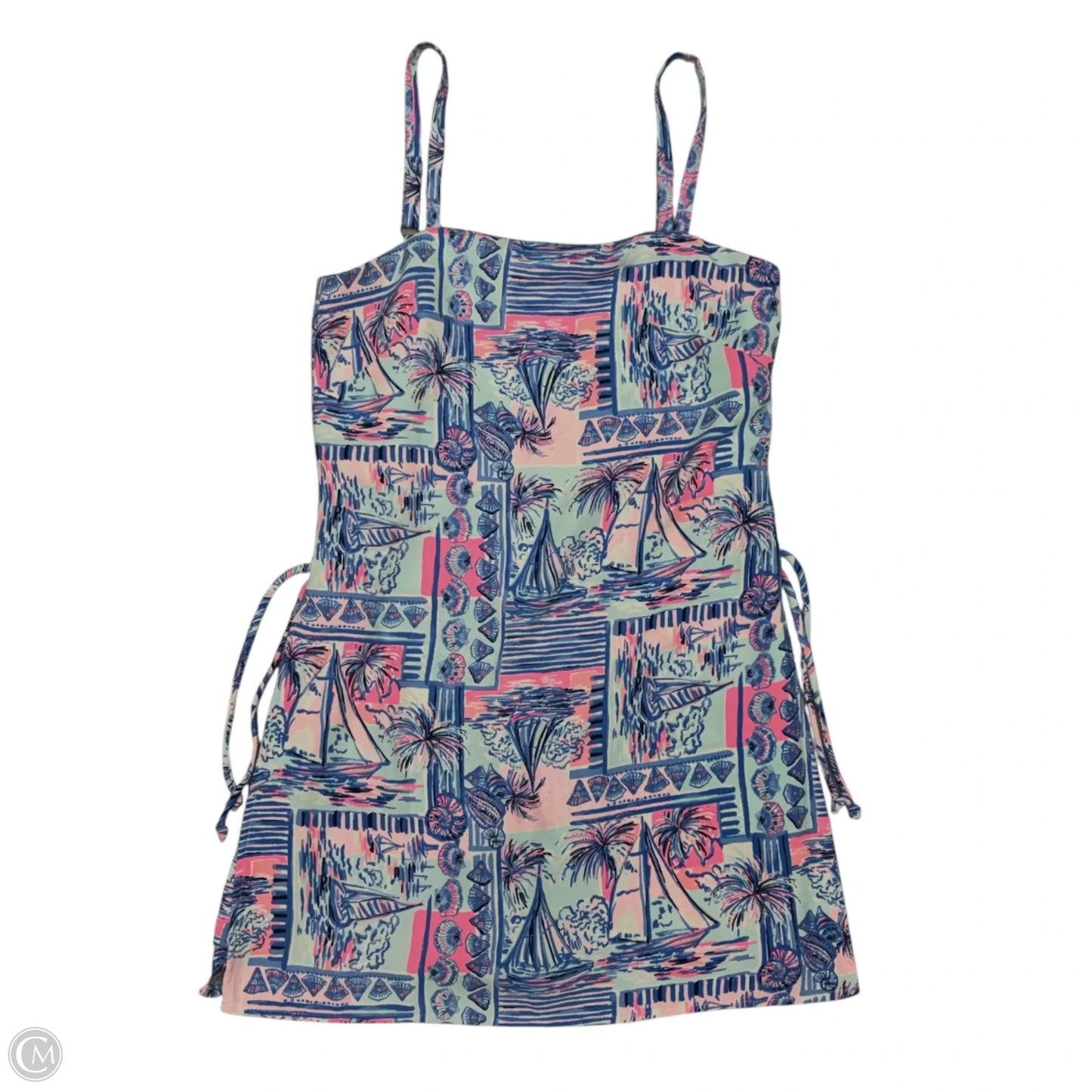 Dress Designer By Lilly Pulitzer In Blue & Pink, Size: Xs