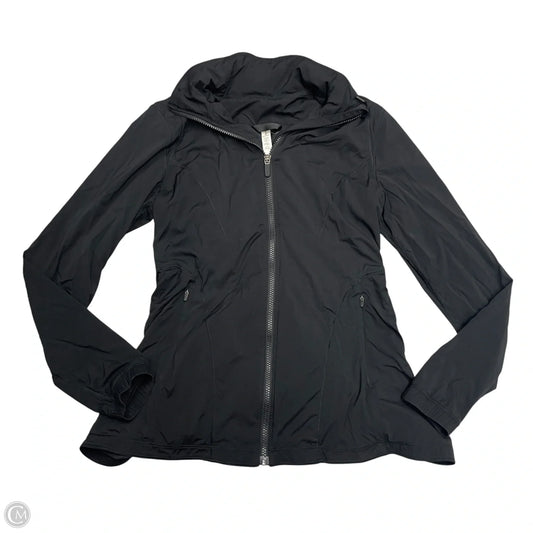 Athletic Jacket By Lululemon In Black, Size: S