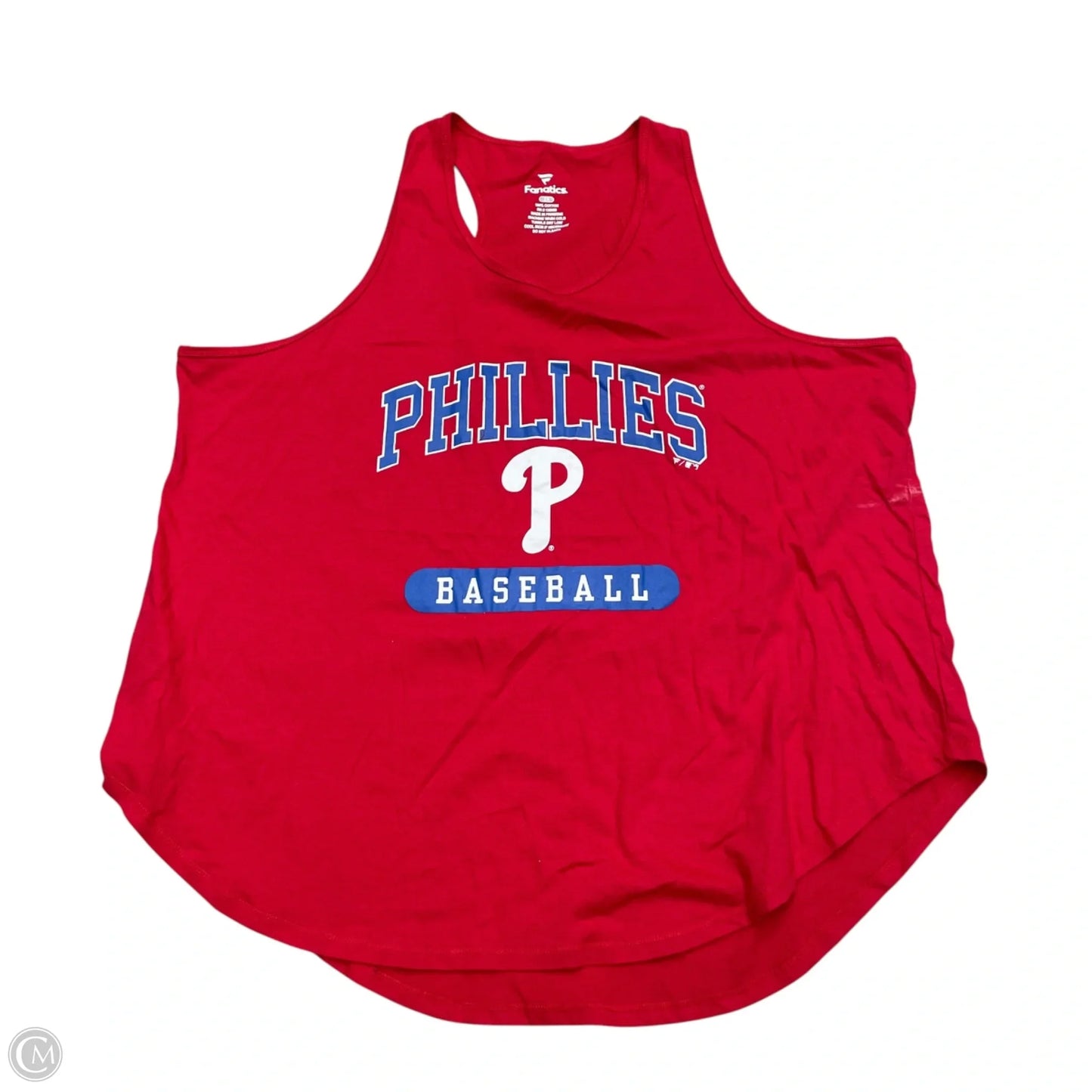 Tank Top By Fanatics In Red, Size: 2x