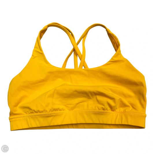 Athletic Bra By Lululemon In Orange, Size: M