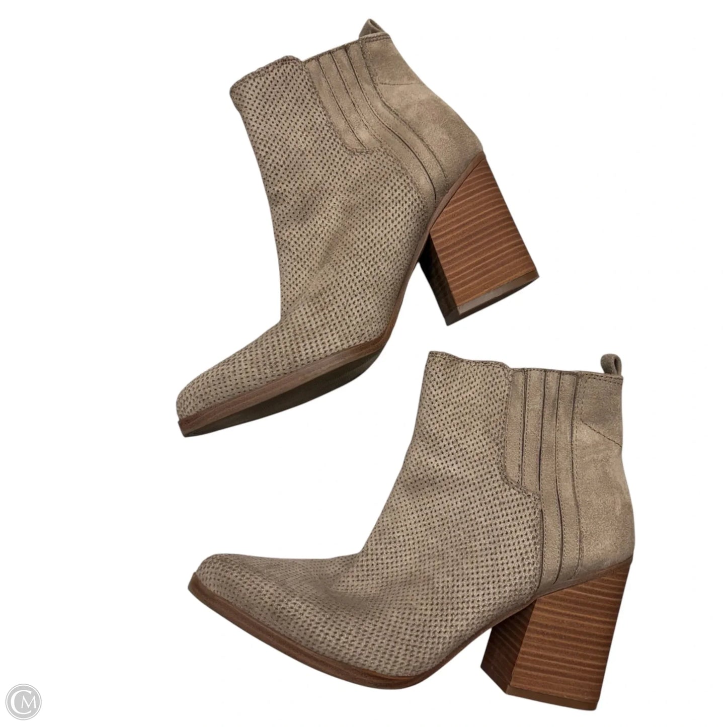 Boots Ankle Heels By Indigo Rd In Taupe, Size: 8.5
