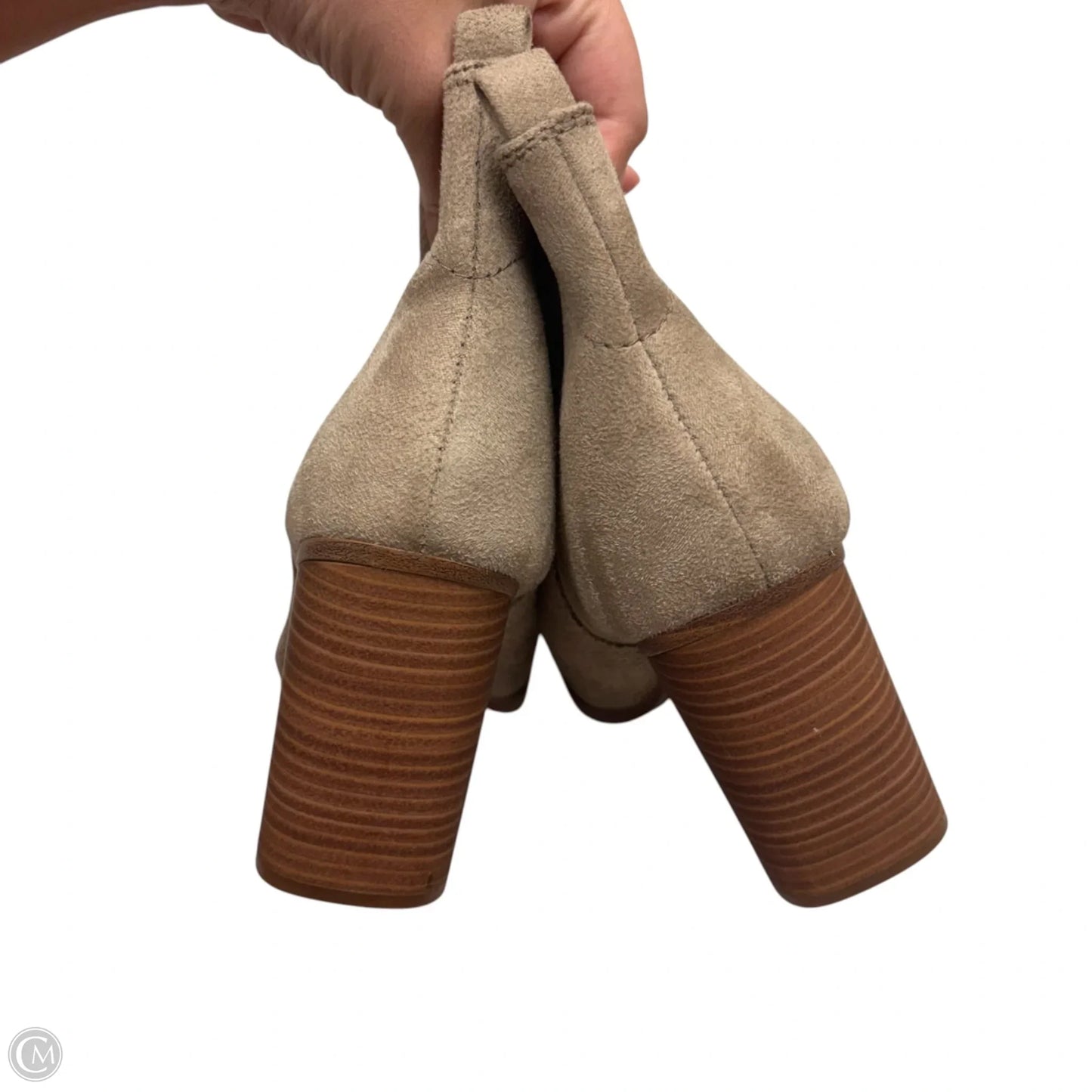 Boots Ankle Heels By Indigo Rd In Taupe, Size: 8.5