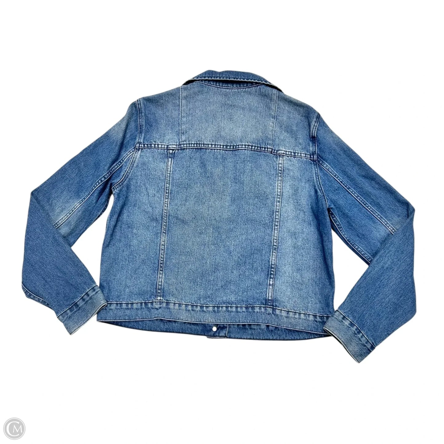 Jacket Denim By Michael By Michael Kors In Blue Denim, Size: L