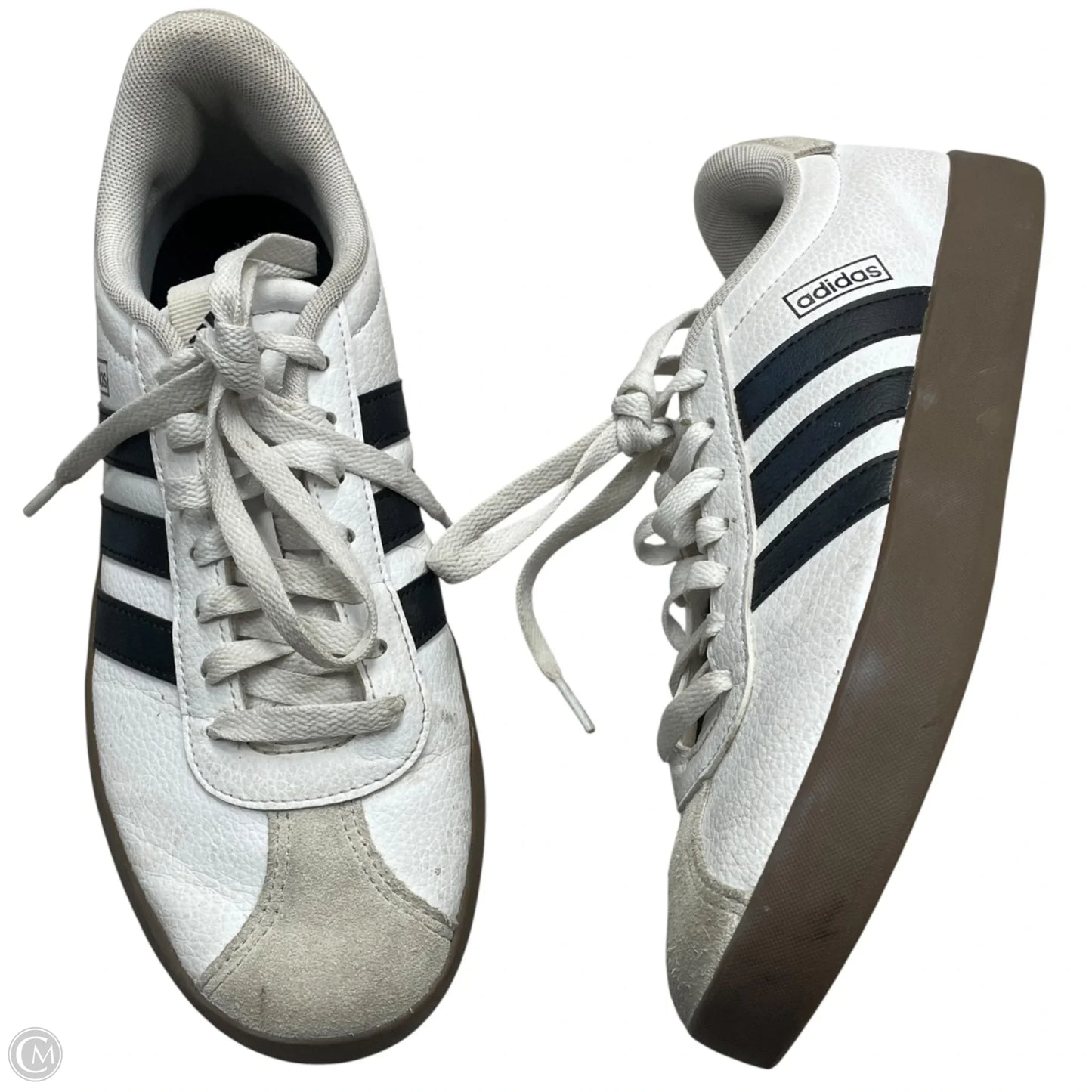 Shoes Sneakers By Adidas In Black & White, Size: 9