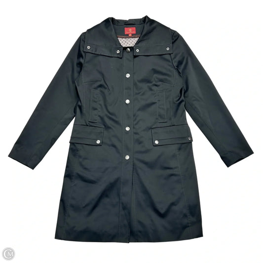 Coat Trench Coat By Cole-haan In Black, Size: M