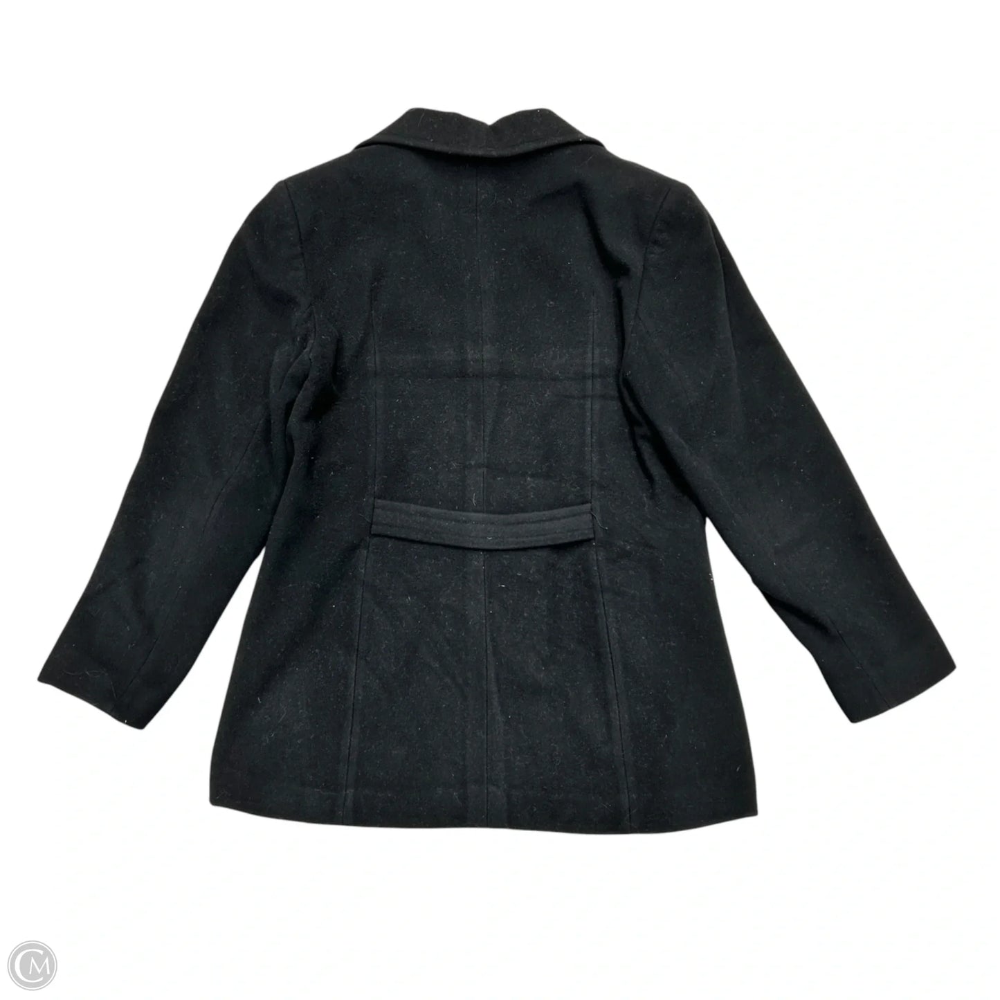 Coat Peacoat By Jones New York In Black, Size: Xl