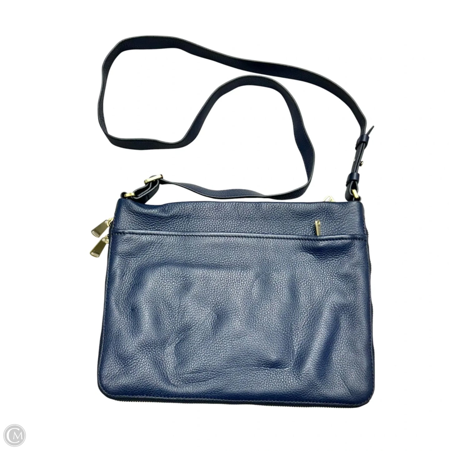 Crossbody Leather By Fossil, Size: Medium