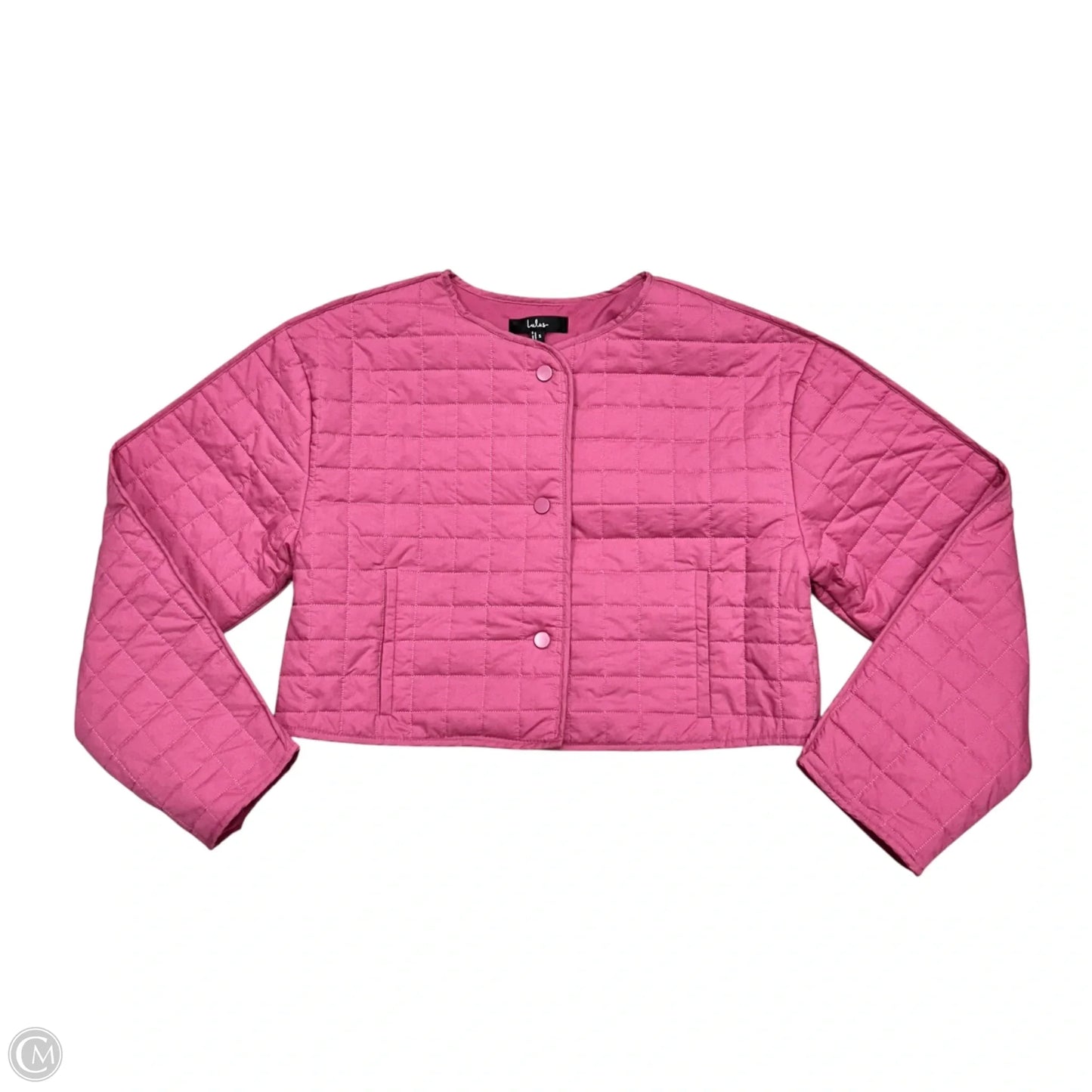 Jacket Puffer & Quilted By Lulus In Pink, Size: S