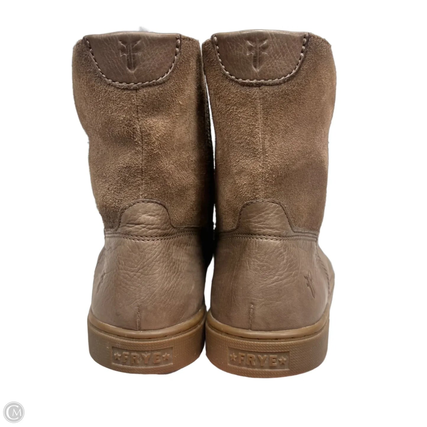 Boots Designer By Frye In Taupe, Size: 8.5