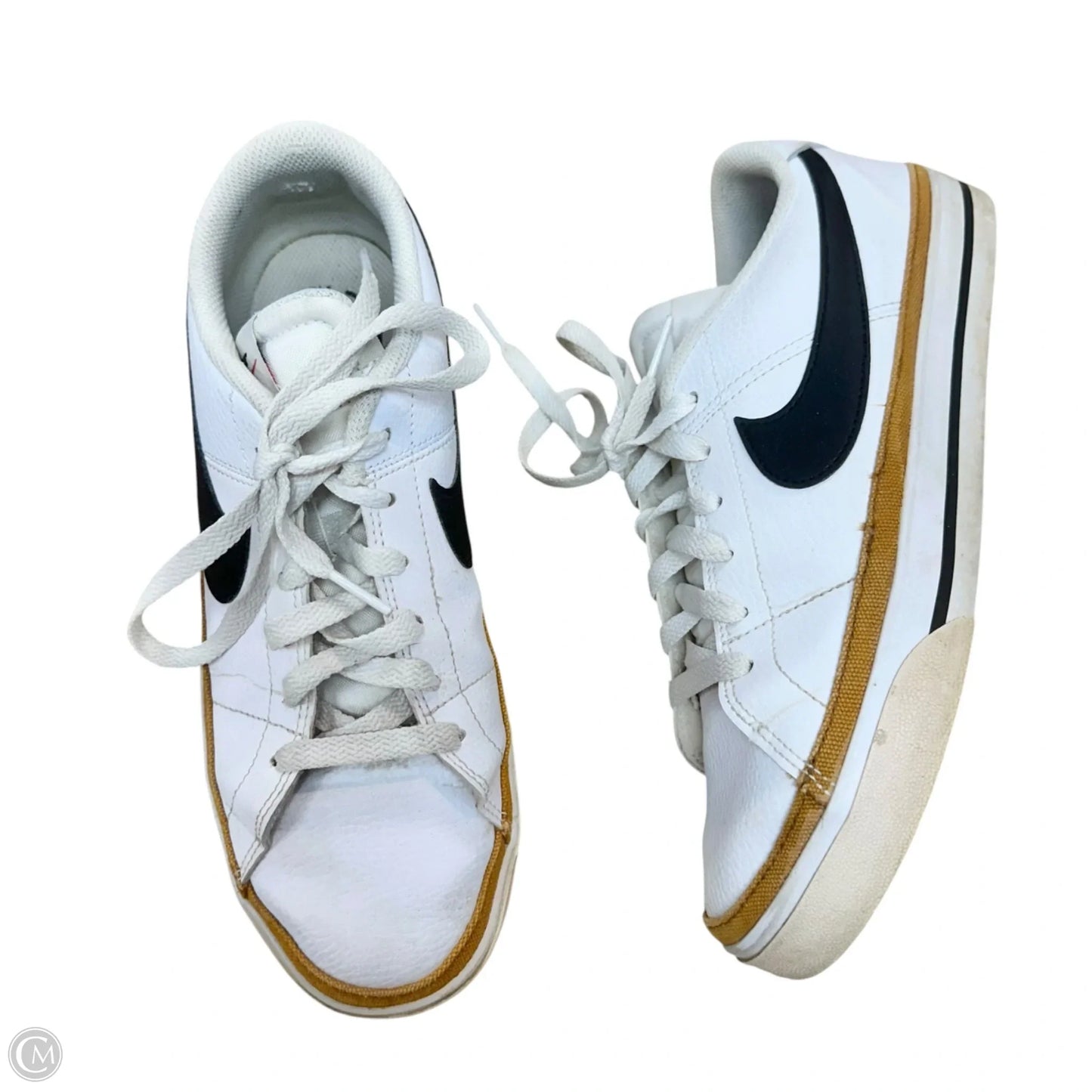 Shoes Sneakers By Nike In Black & White, Size: 9.5