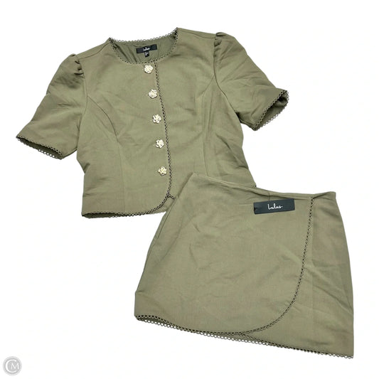Skirt Set 2pc By Lulus In Green, Size: M