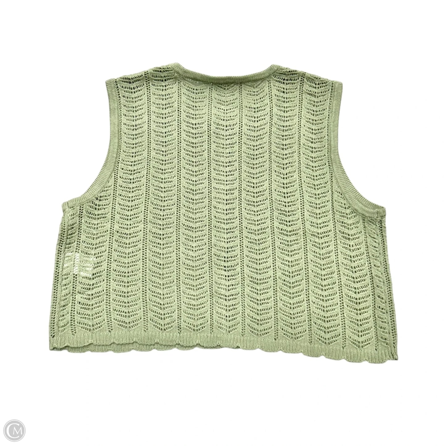 Vest Sweater By And Now This In Green, Size: Xl