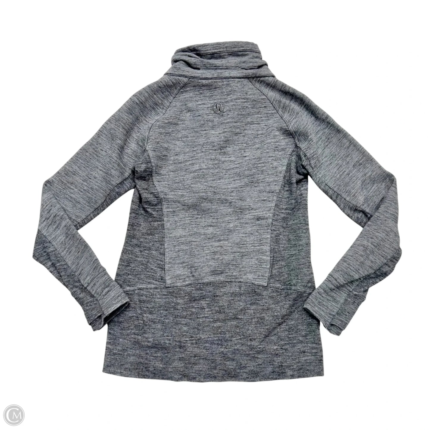 Athletic Jacket By Lululemon In Grey, Size: M