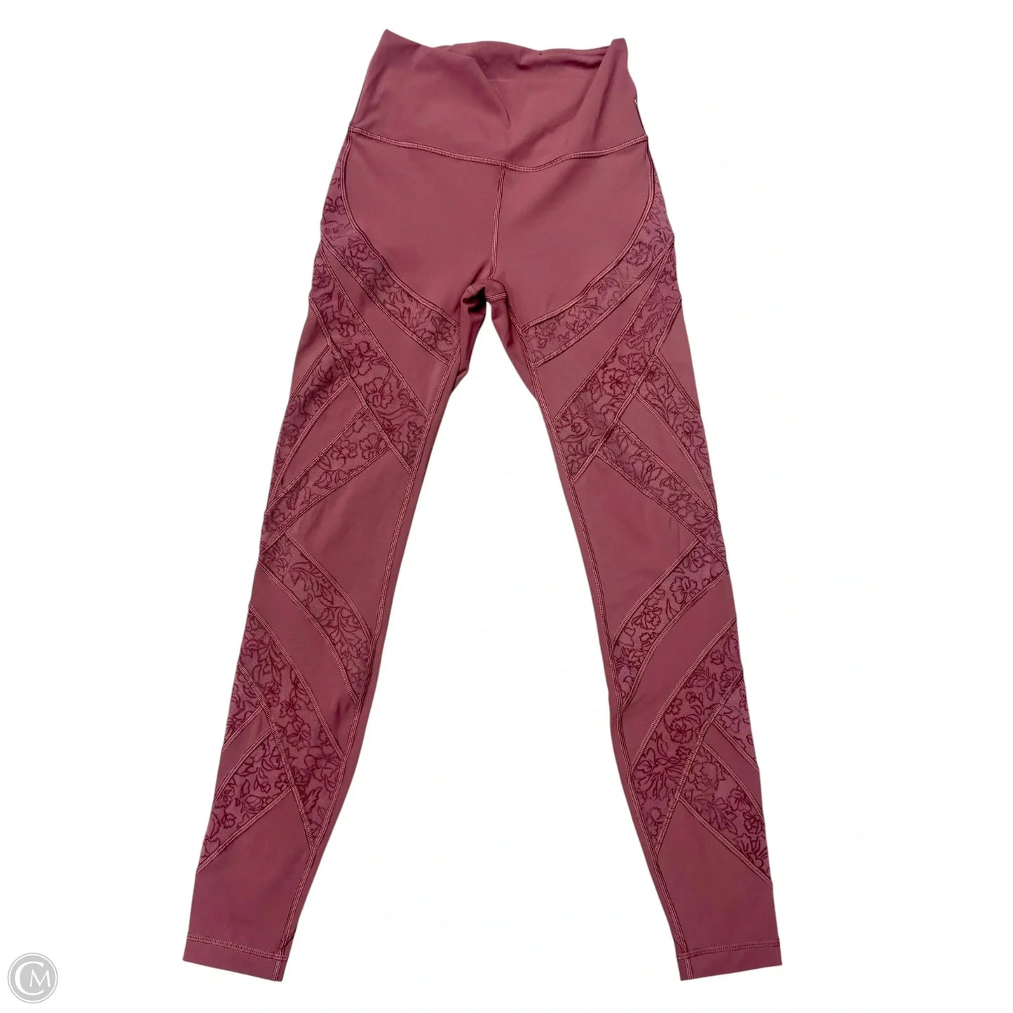 Athletic Leggings By Lululemon In Mauve, Size: S