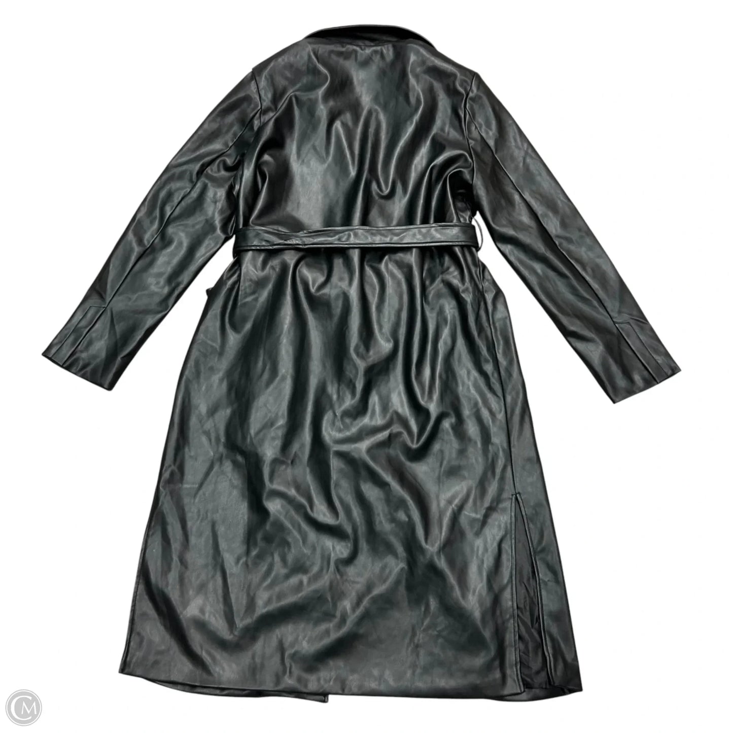 Coat Trench Coat By Fashion Nova In Black, Size: Xl