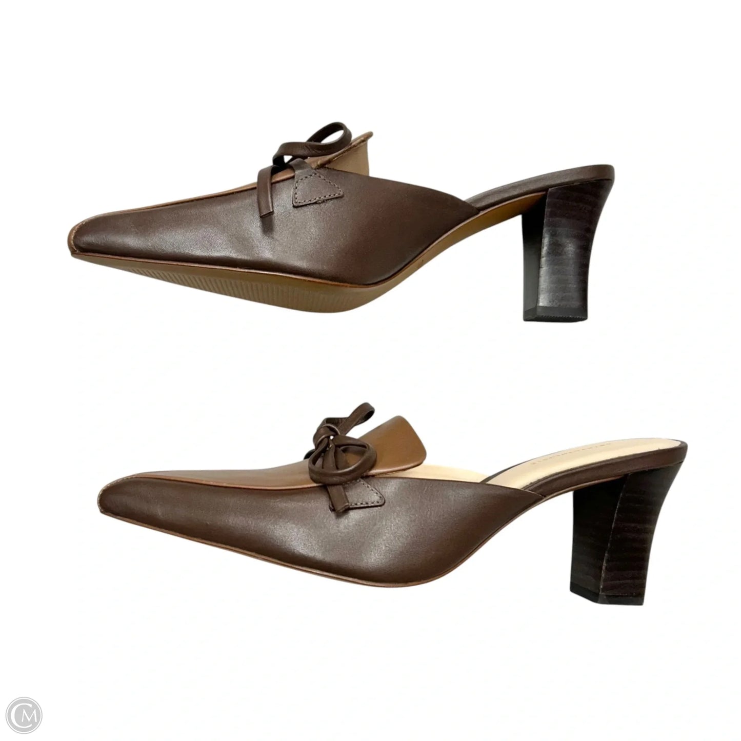 Shoes Heels Kitten By Anthropologie In Brown, Size: 6.5