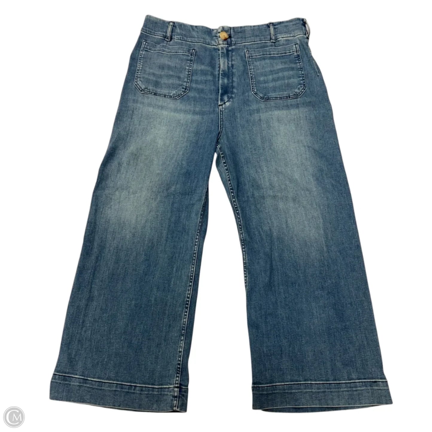 Jeans Wide Leg By Maeve In Blue Denim, Size: 18