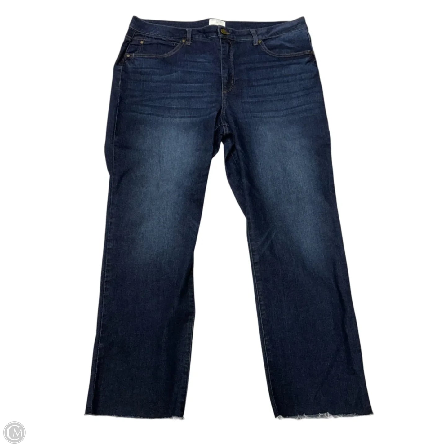 Jeans Straight By Caslon In Blue Denim, Size: 18