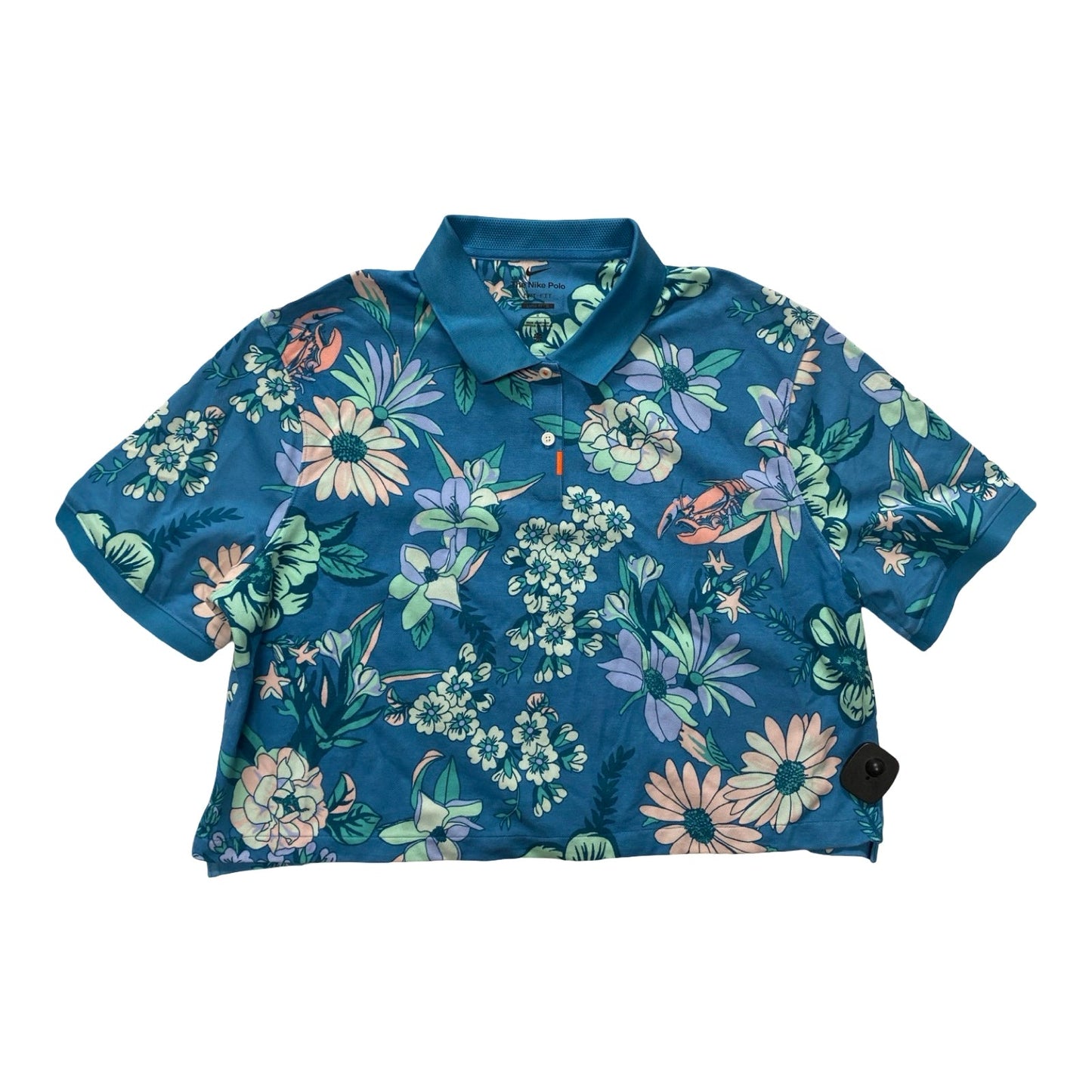 Athletic Top Ss By Nike In Multi, Size:L