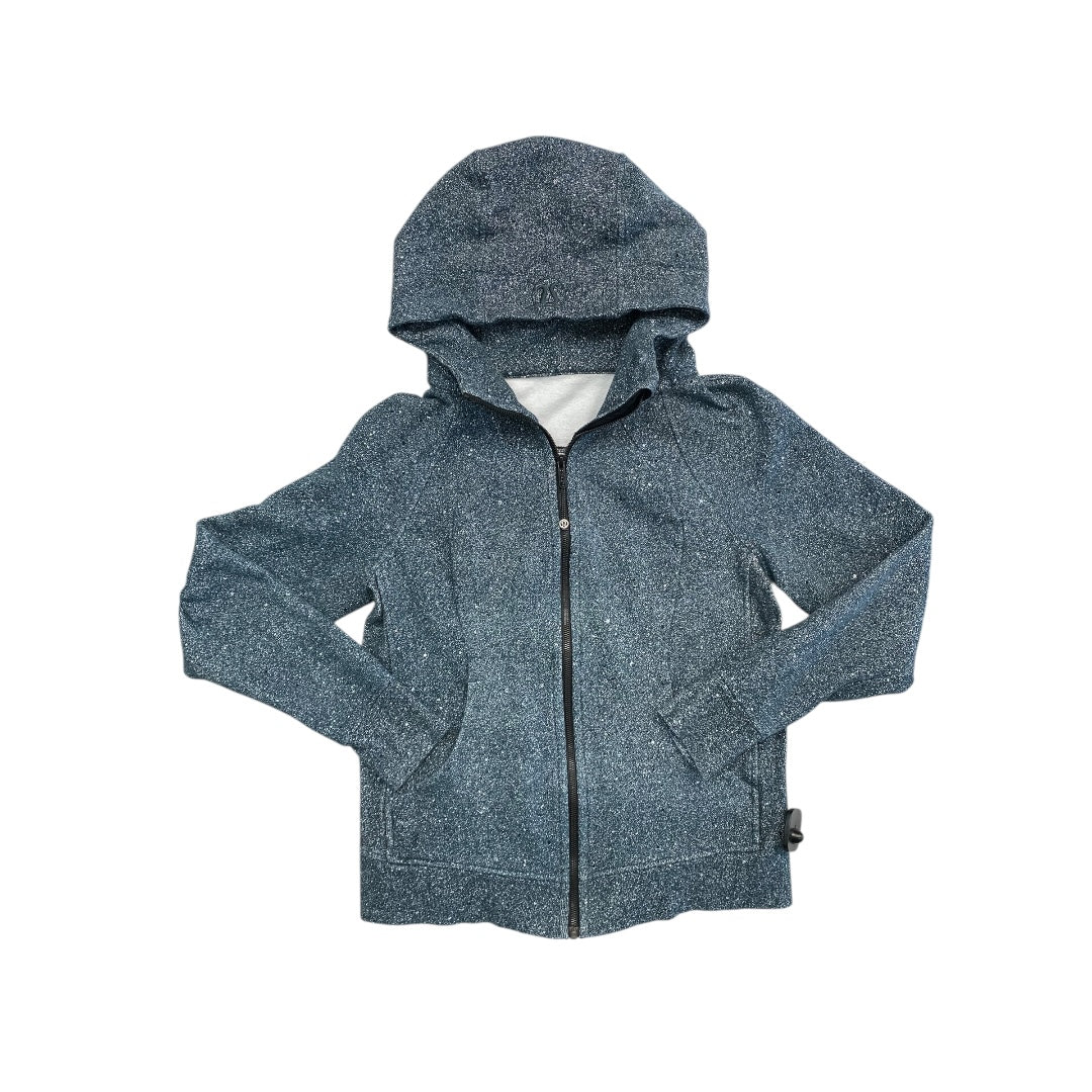 Athletic Jacket By Lululemon In Blue, Size: 12