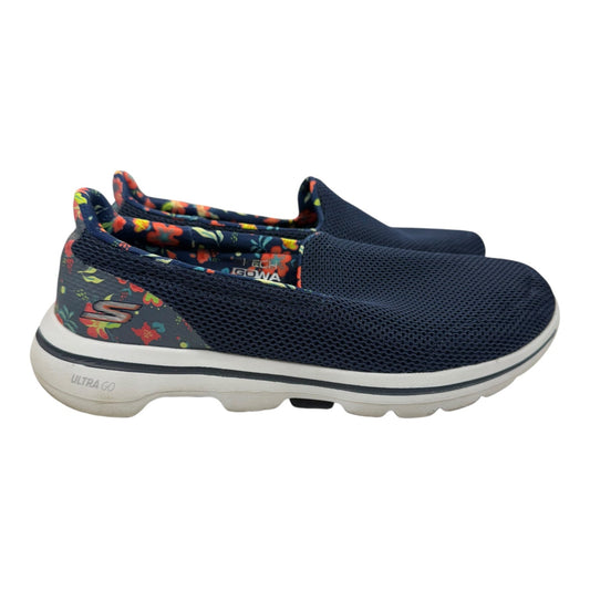 Shoes Flats By Skechers In Blue, Size:7.5